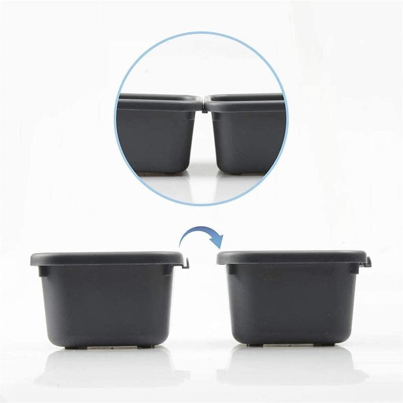 8 Uds. De organizadores de cajones, caja de almacenamiento con divisores de cajones estrechos entrelazados, para baño, oficina, cocina, herramienta de almacenamiento para el hogar