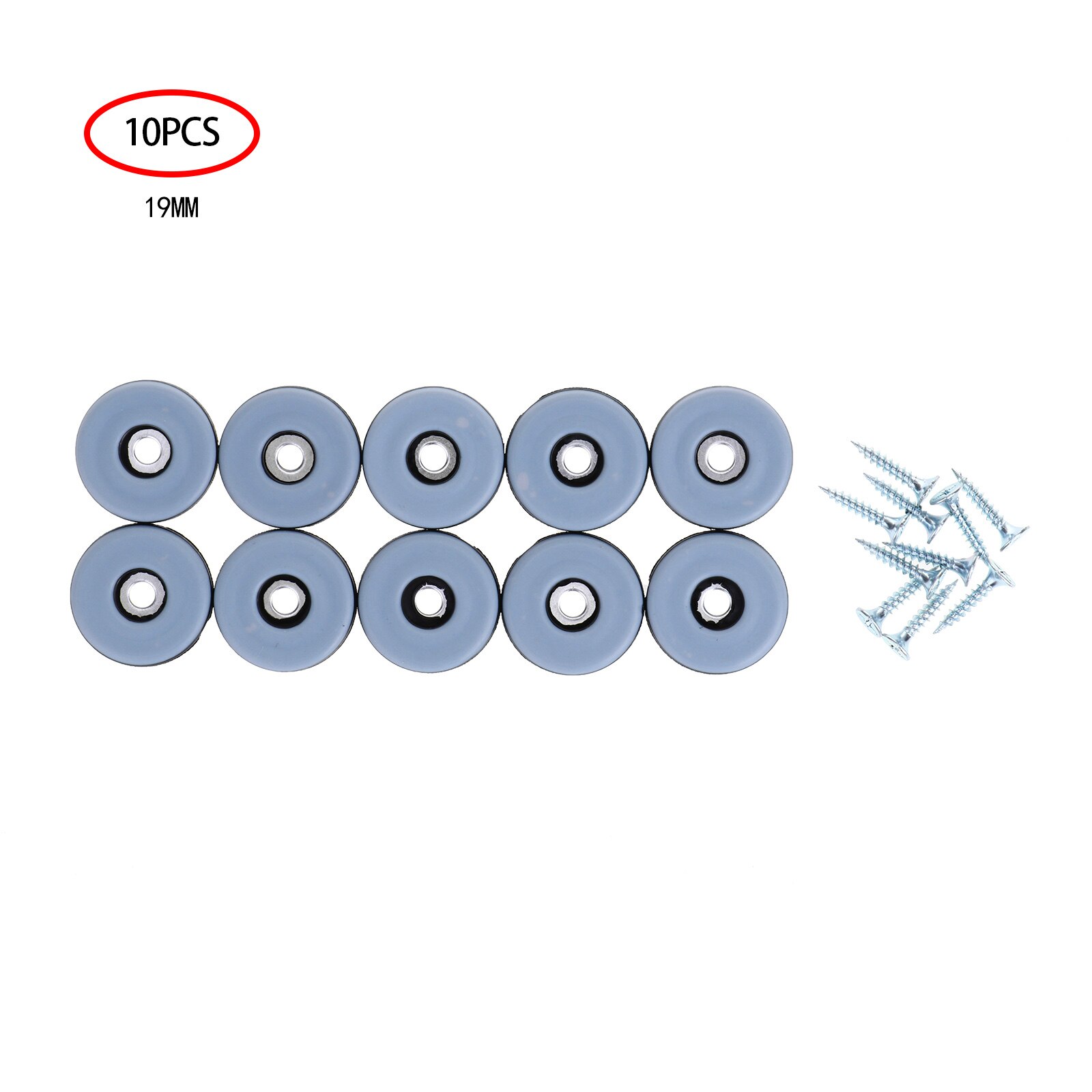 Cuscinetti antiscivolo per mobili con viti gambe per sedie da tavolo cappucci protettivi piedini in resina antiscivolo tappetini per divani: DIA19