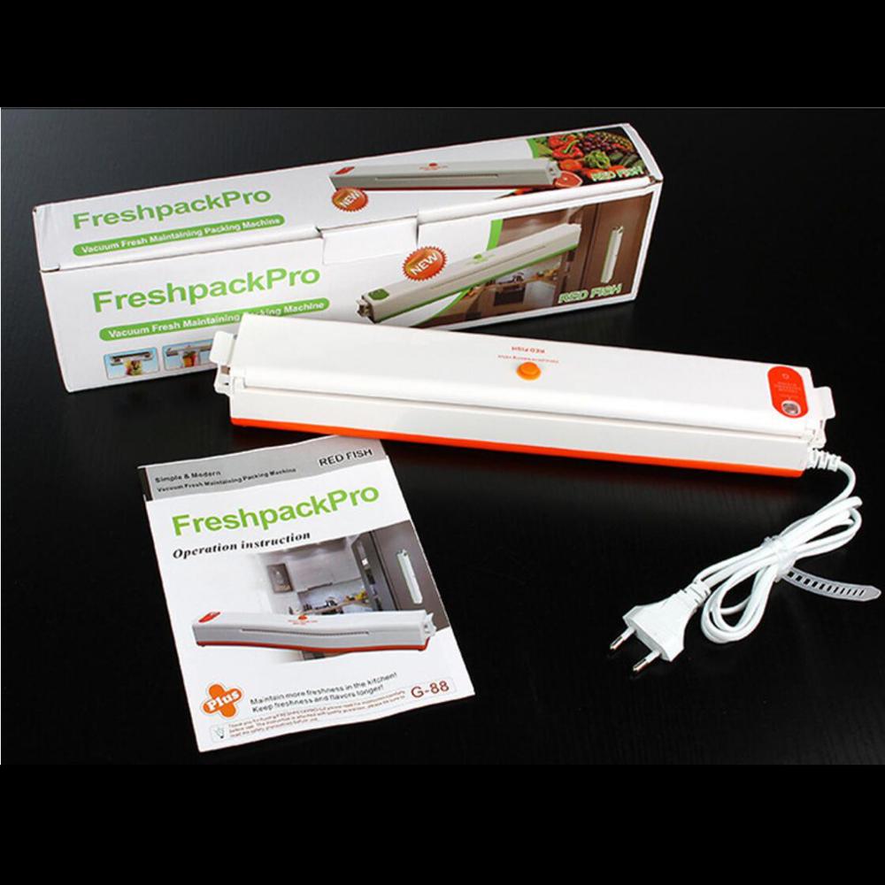 Automatic Vacuum Sealer Packaging Machine 220V/110V Household Food Vacuum Sealer Film Sealer Vacuum Packer Kitchen Tools EU Plug