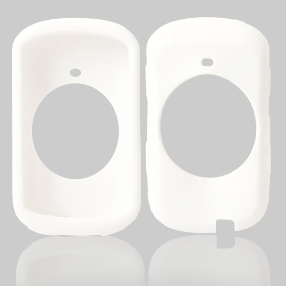 Protector de pantalla de silicona blanda para Garmin Edge 530, funda elástica de reemplazo para ordenador de bicicleta: Blanco