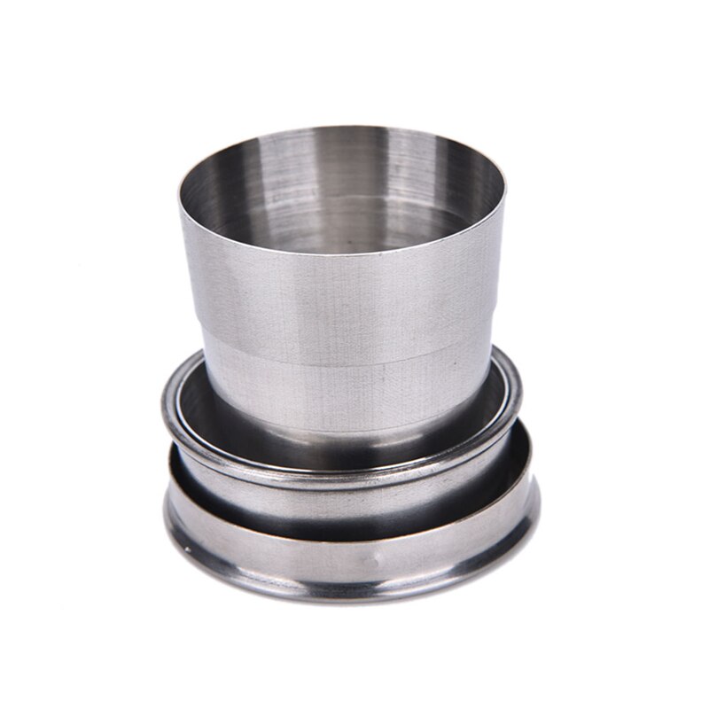 All Stainless Steel Folding Retractable Cup Folding Cup Blackjack Cup