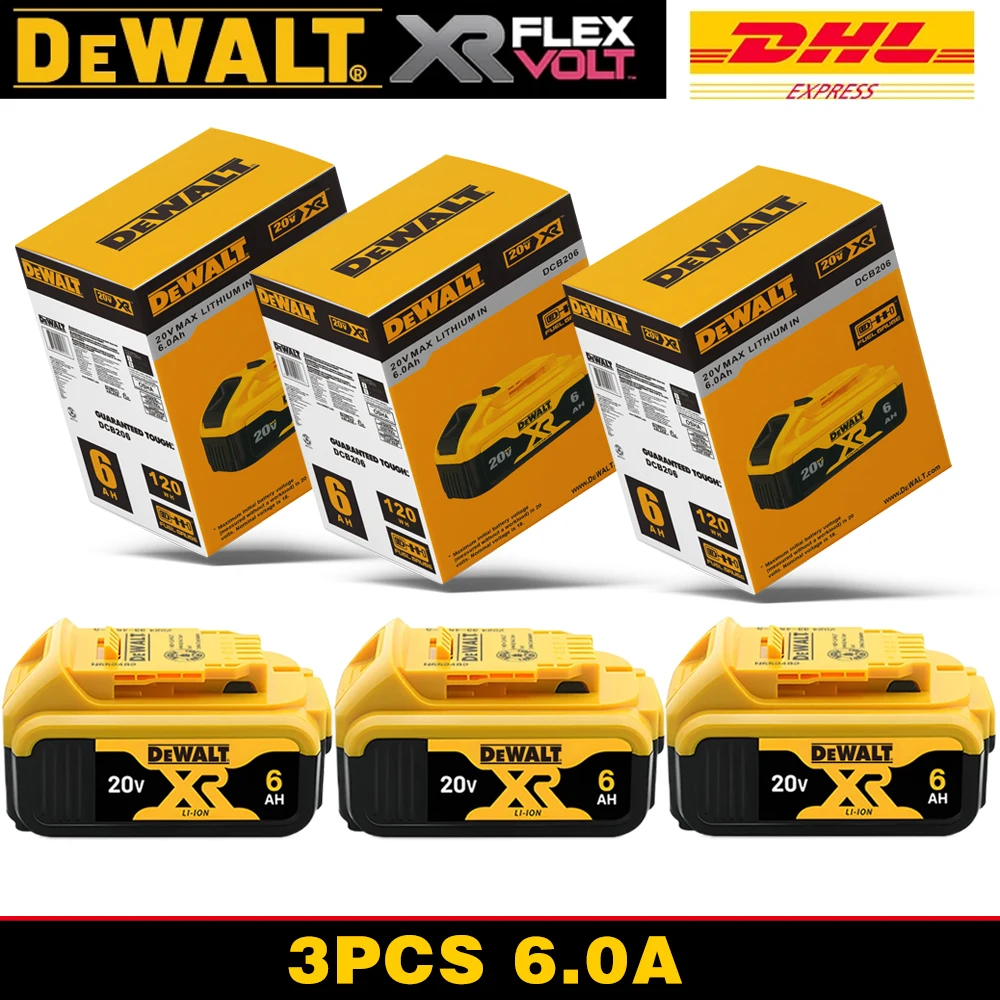DEWALT original 18V, 6.0AH, DCB115, DCB118 battery charger, fast charging, lithium battery, tool battery