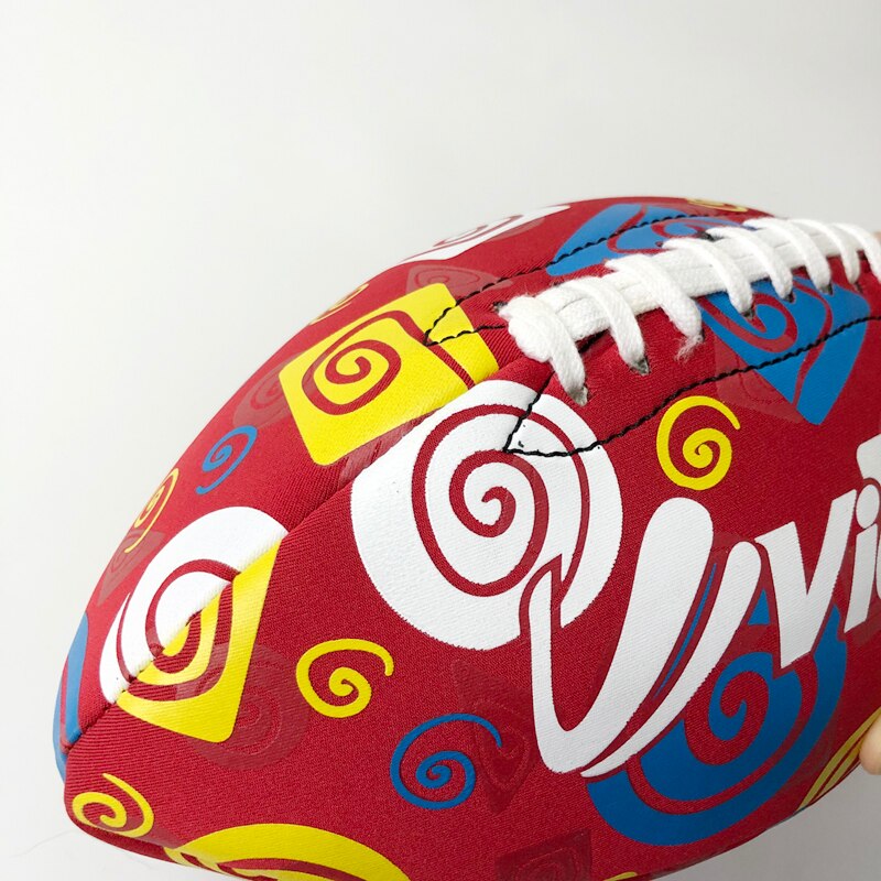 Rugby urheilupallot sukellusmateriaali neopreenikangas koko 6#  kumi amerikkalainen kestävä rugbyjalkapallo ulkoiluun