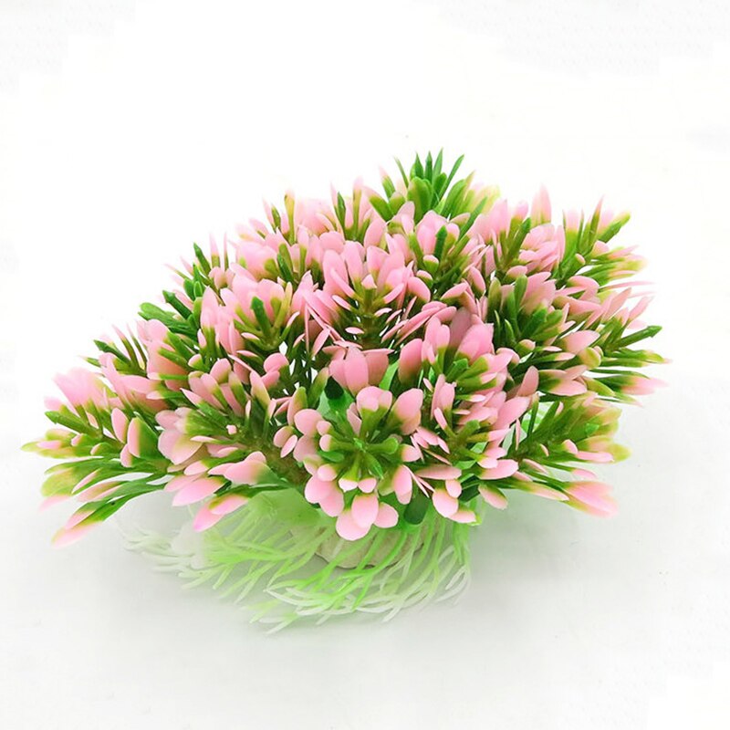 12 Kinds Artificial Aquarium Decor Plants Water Weeds Ornament Aquatic Plant Fish Tank Grass Decoration Accessories 12*6cm