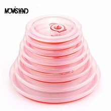 Practical Kitchen Tool Food Storage Suction Lids Bowl Covers Dish Vegetable Fruit Preservation Lid
