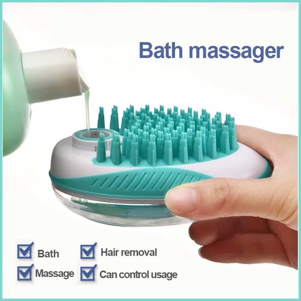 Cat Bathing Brush Soft Silicone Pet Shampoo Brushes for Washing