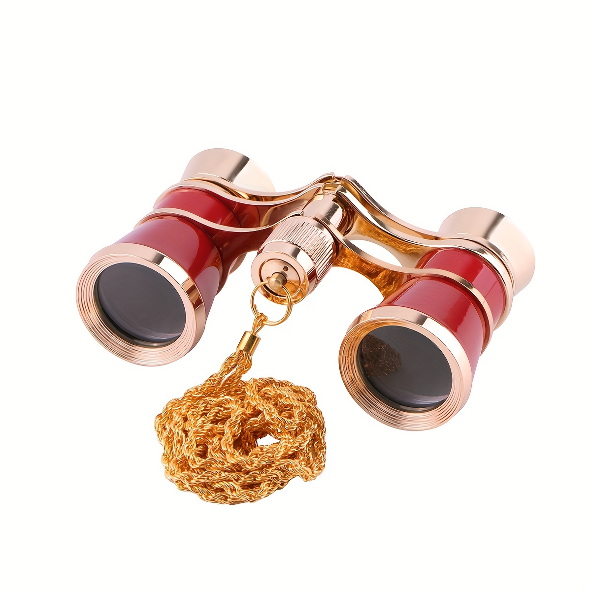 Gafas binoculares 3X25 para adultos y niños, gafas de cine, Mini Binocular compacto con cadena para adultos y mujeres, concierto Musical de ópera: Default Title