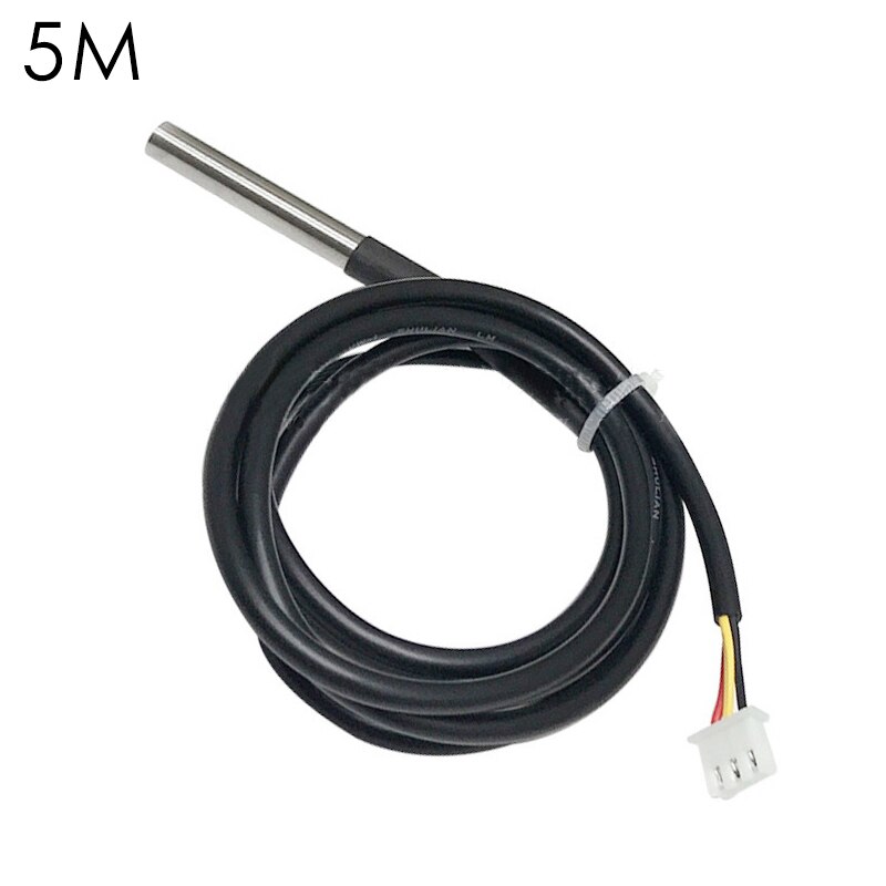0.5m/1m/2m/2.5m/3m DS18B20 DS18S20 NTC 10K 1% 3950 Waterproof Digital Temperature Sensor Probe NTC Thermistor Thermal Cable: G278852