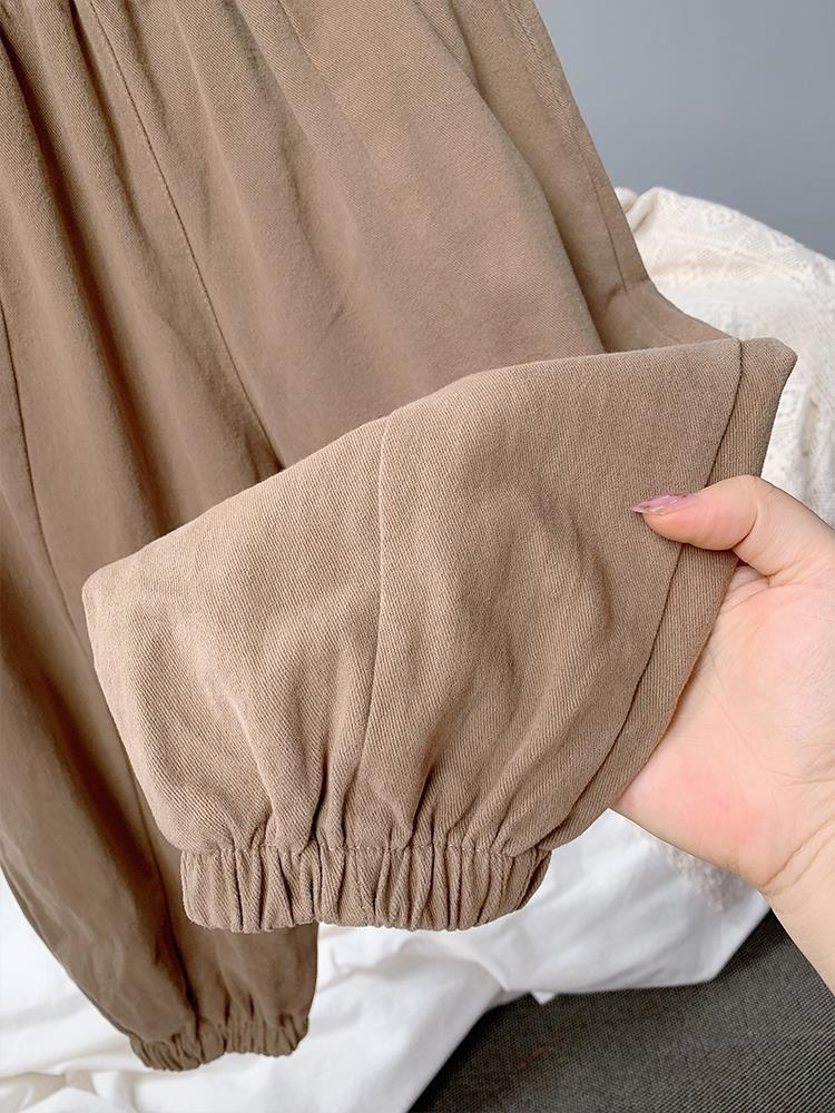 Pantaloni per bambini Harlan in puro cotone allentato casual per bambini coreani ragazzi primavera autunno ravanello pantaloni moda pantaloni P4 485