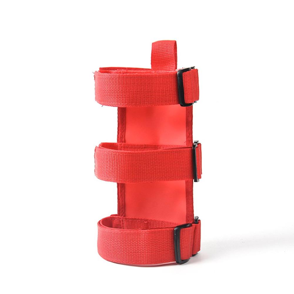 Oxford Car Roll Bar extintor de incendios soporte grande y pequeño tamaño Oxford paño para 1997 SUV accesorios de coche: Rojo
