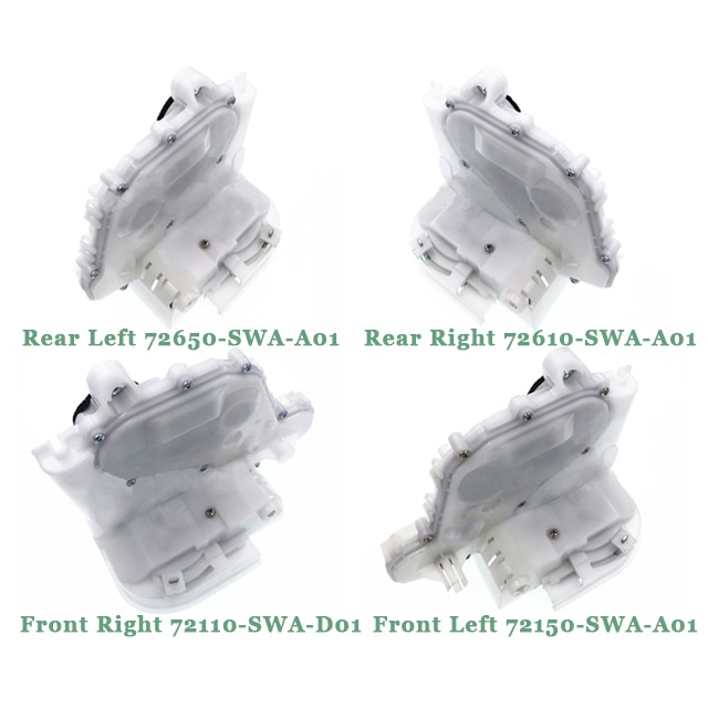Front Rear Left Right Door Lock Actuator 72150-SWA-A01 72110-SWA-D01 72650-SWA-A01 72610-SWA-A01 For Honda CR-V CRV 2007