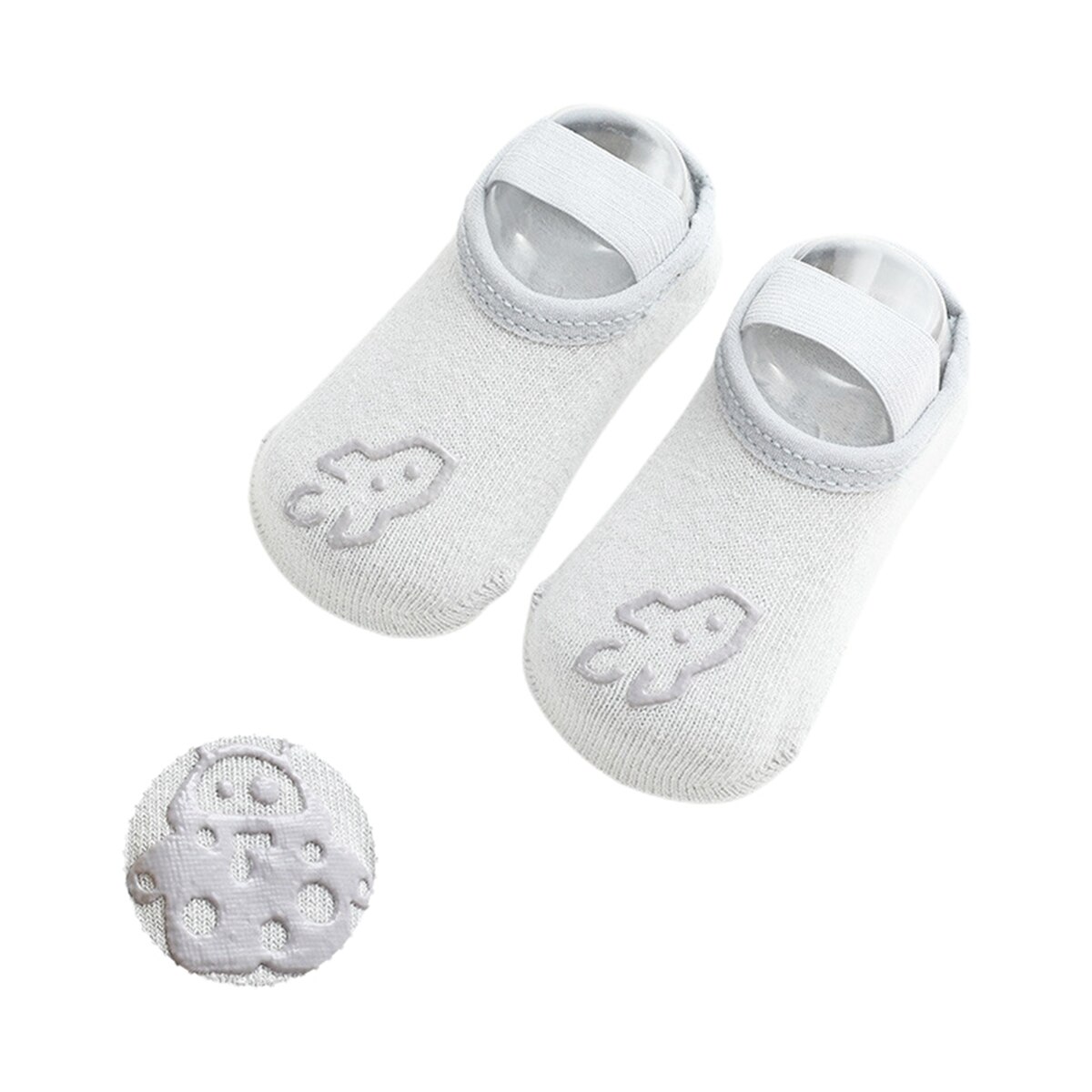 Søde nyfødte baby piger drenge kid sokker skridsikker tegneserie bandage sokker med lim prikker sokker til småbørn læring gå: -en / 1 to 3 år