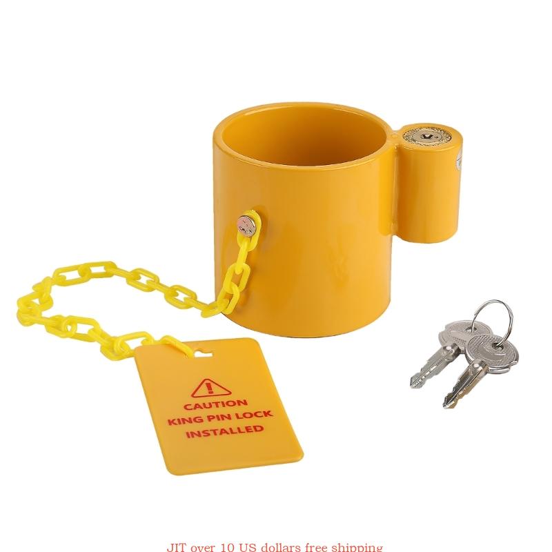 Standard kingpin lock with 2 keys, anti-theft kingpin lock, container trailer, motorhome , 5. - wheeler