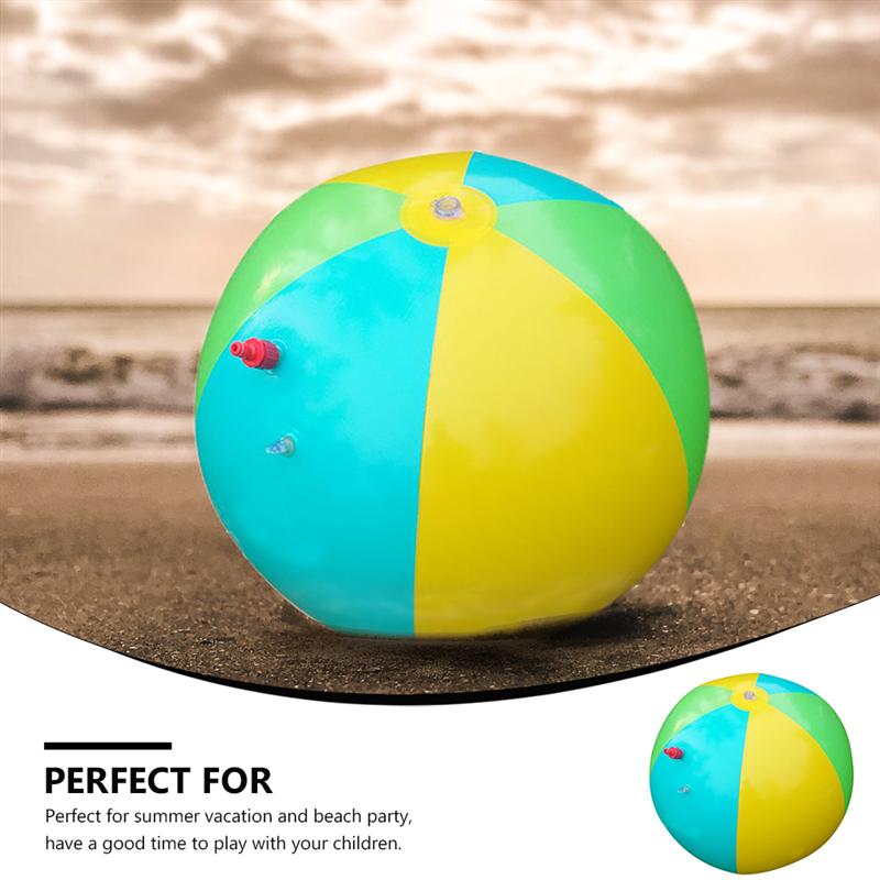 Portable Sprinkler Ball Outdoor Beach Ball Inflatable Outdoor Sprinkle Ball