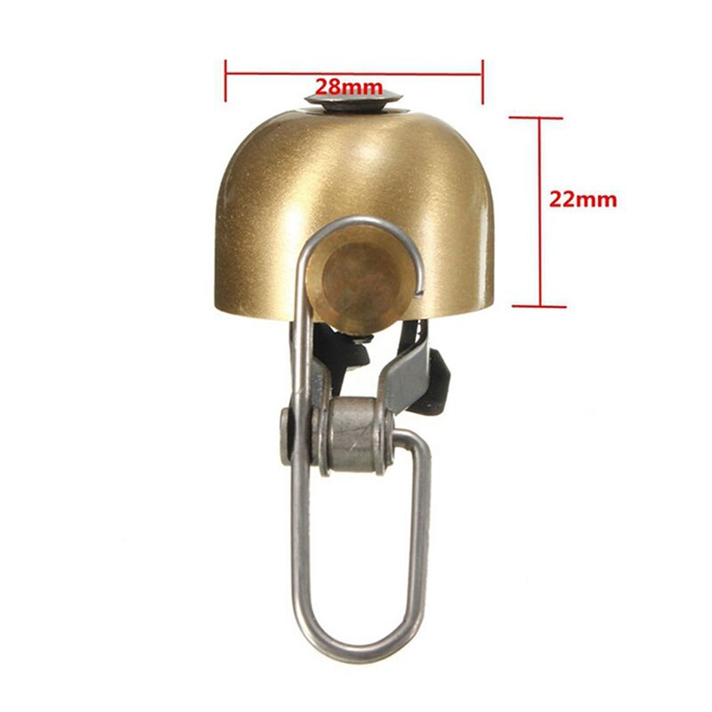 Cykel cykel styrring klockhorn hopfällbar klocka cykeltillbehör hopfällbara cyklar styre kopparring horn säkerhetsvarning