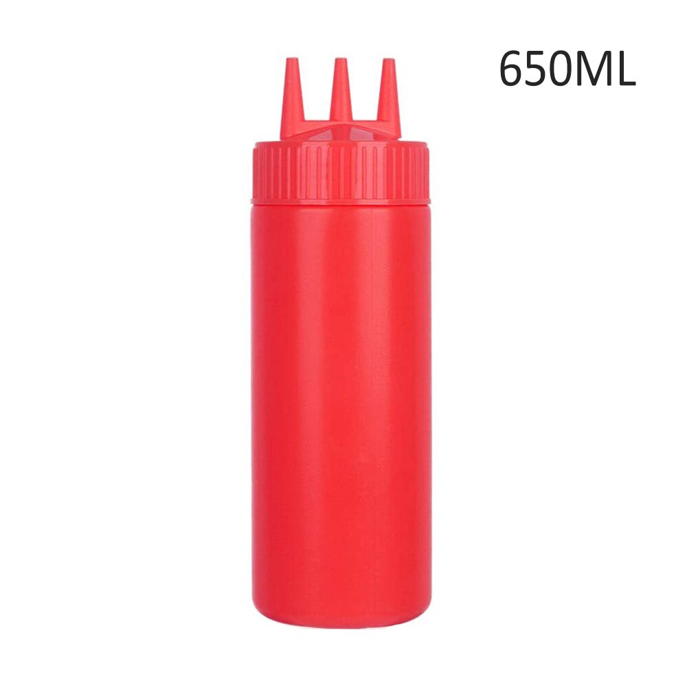 Distributeur De Condiments En Plastique, Sauce, Vinaigre Huile Ketchup
