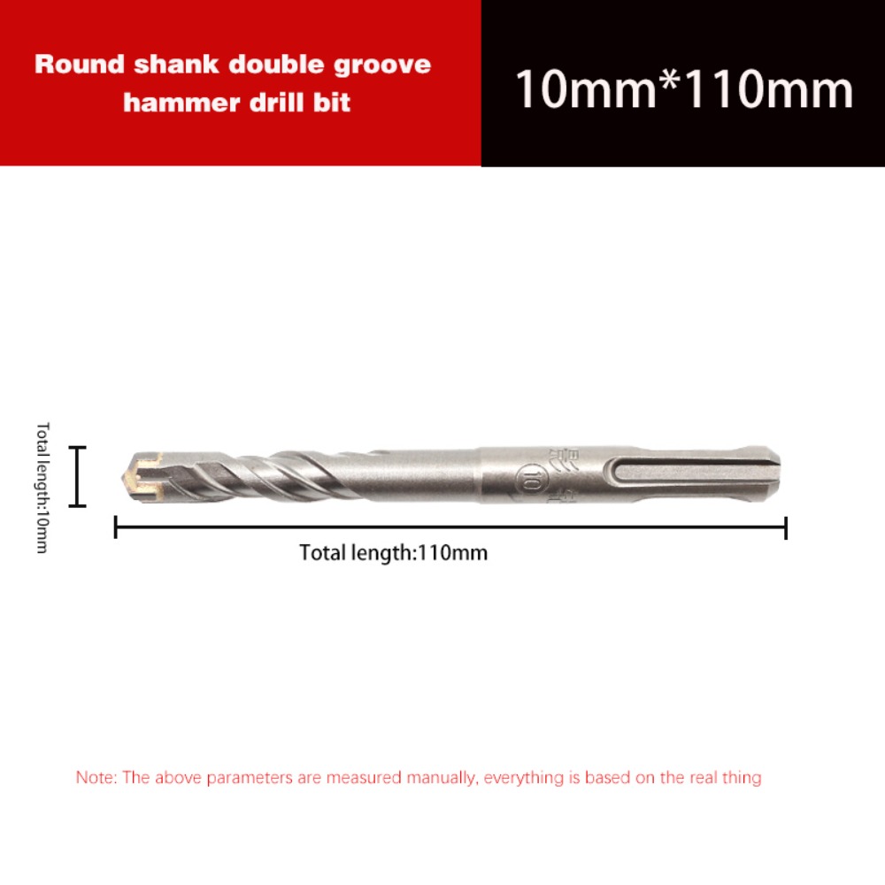 1 Uds puntas cruzadas hormigón SDS Plus broca 4 cortadores vástago redondo taladros de impacto 4/5/5,5/6/8/10/12mm broca de martillo eléctrico: Blanco