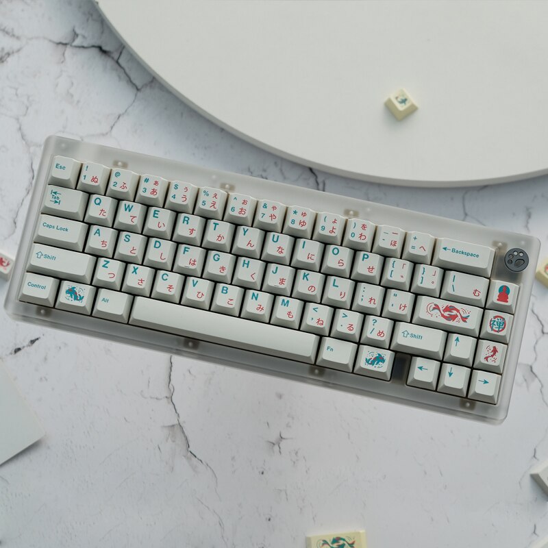 GMK Zen Pond 160 Keys Keycaps PBT Dye Subbed Key Caps Cherry Profile Keycap With ISO Enter 6U 6.25U 7U Spacebar for MX Switch