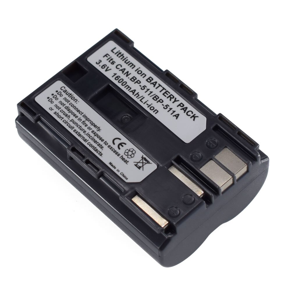 4X BP-511 Battery + Charger for Canon EOS ZR45MC ZR50MC 30D 40D 50D 300D Digital Rebel D30 D60 DS6041 MV730i MV750i