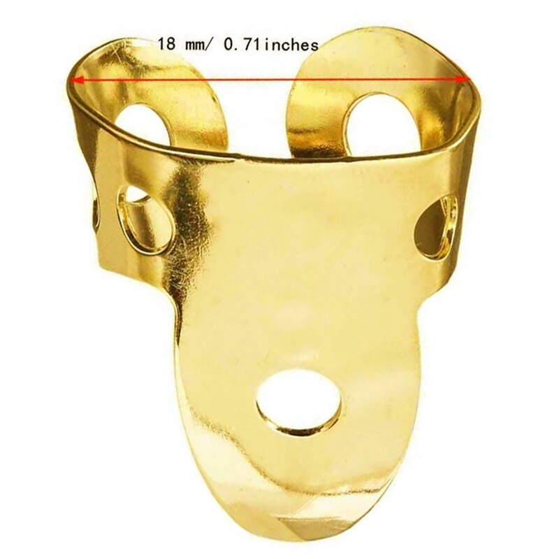 Plectrums Set Gitaar Duim Vinger Picks Inclusief 15 Stuks Duim En Vinger Picks (3 Soorten) met Opbergdoos