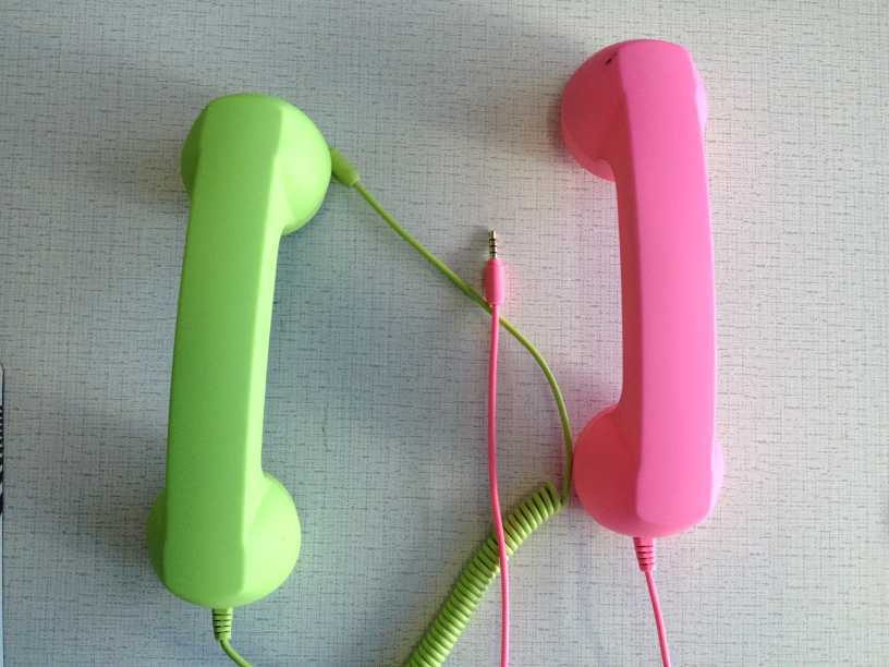 3.5mm Retro Classic Telephone Cell Phone Handset Receiver For Android IPhone For xiaomi Huawei Samsung iphone