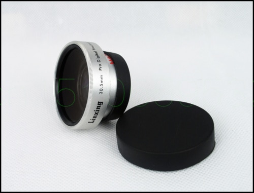 30.5mm 0.45x WIDE Angle + Macro Conversion LENS 30.5 0.45 for 30.5mm Front Threads Camcorder Silver
