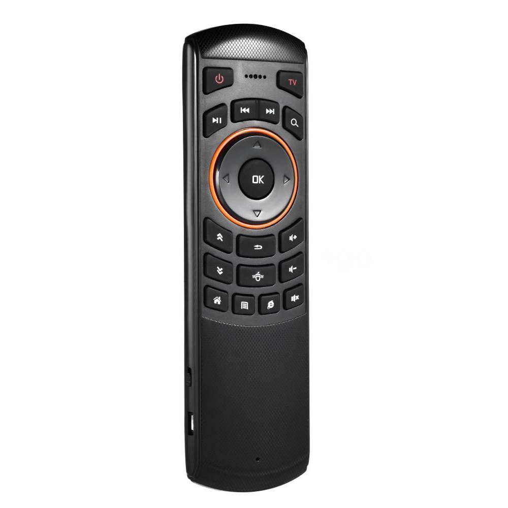 Mini 2.4GHz Wireless QWERTY Keyboard Air Mouse Remote Control For Mini PC TV Box