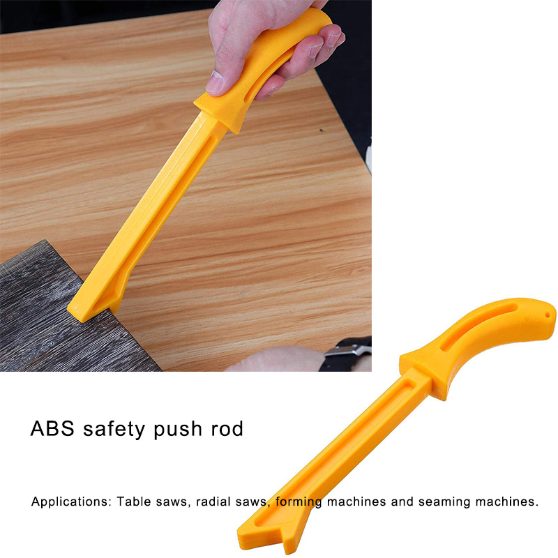 Trebearbeiding sikkerhet skyvestang håndbeskyttelse bordsag båndsag freser bord panel sag bord sag mater robust abs kroppsstruktur