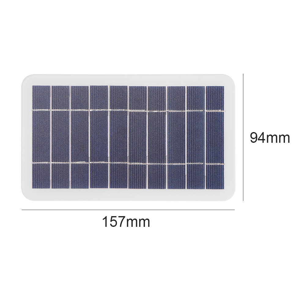USB Solar Panel 5V 2W 400mA Solar Charger Pane Portable Climbing Fast Charger Polysilicon Travel Solar Cell Mobile Phone Charger
