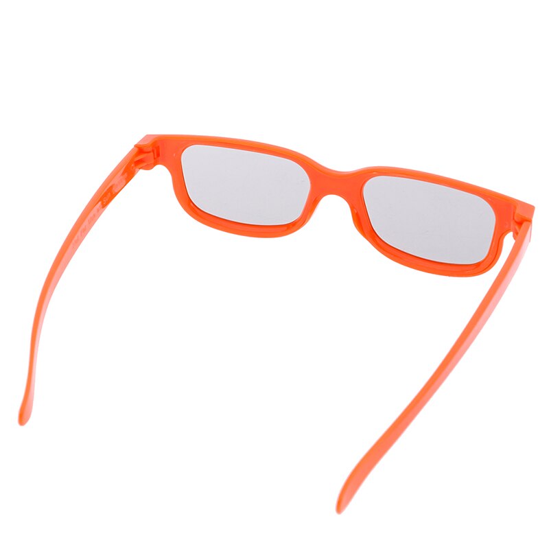 Gafas 3D polarizadas para niños, lentes de talla para niños, circulares, pasivas, 3D, películas, TV, películas, 2 colores, 1 ud.