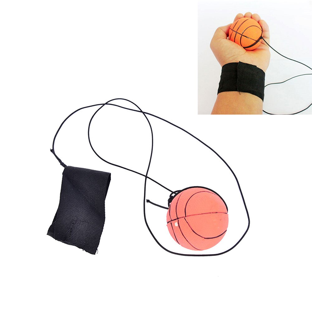 Delikat hoppende fingerbåndbold elastisk gummibold til håndledsøvelse hånd fingerstivhed aflastning håndled hoppebold