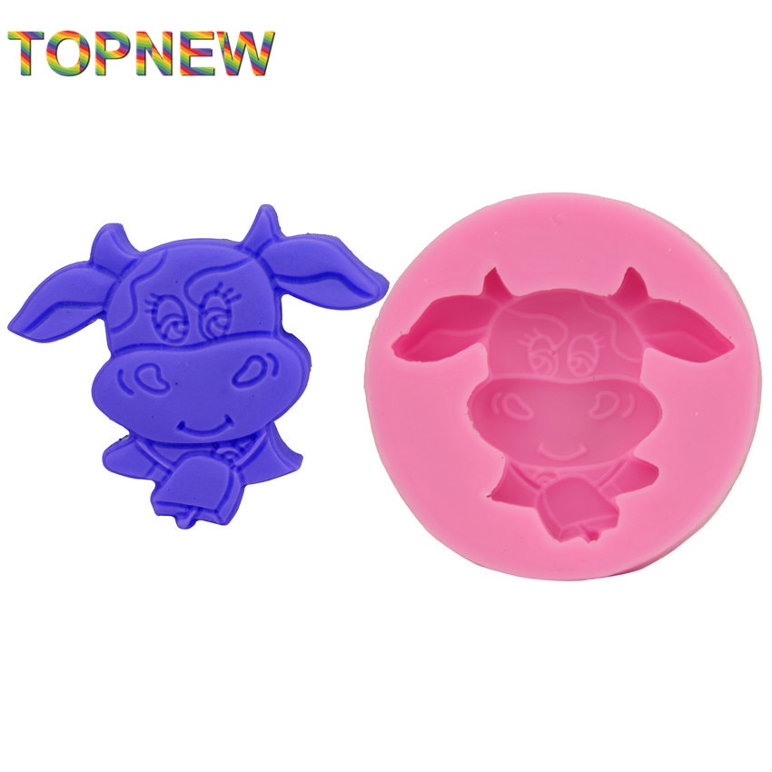 Siliconen mal in de vorm van een dierenriemkoe, doe-het-zelf taartbakgereedschap, fondant, chocolade, snoep, geleivorm 1878