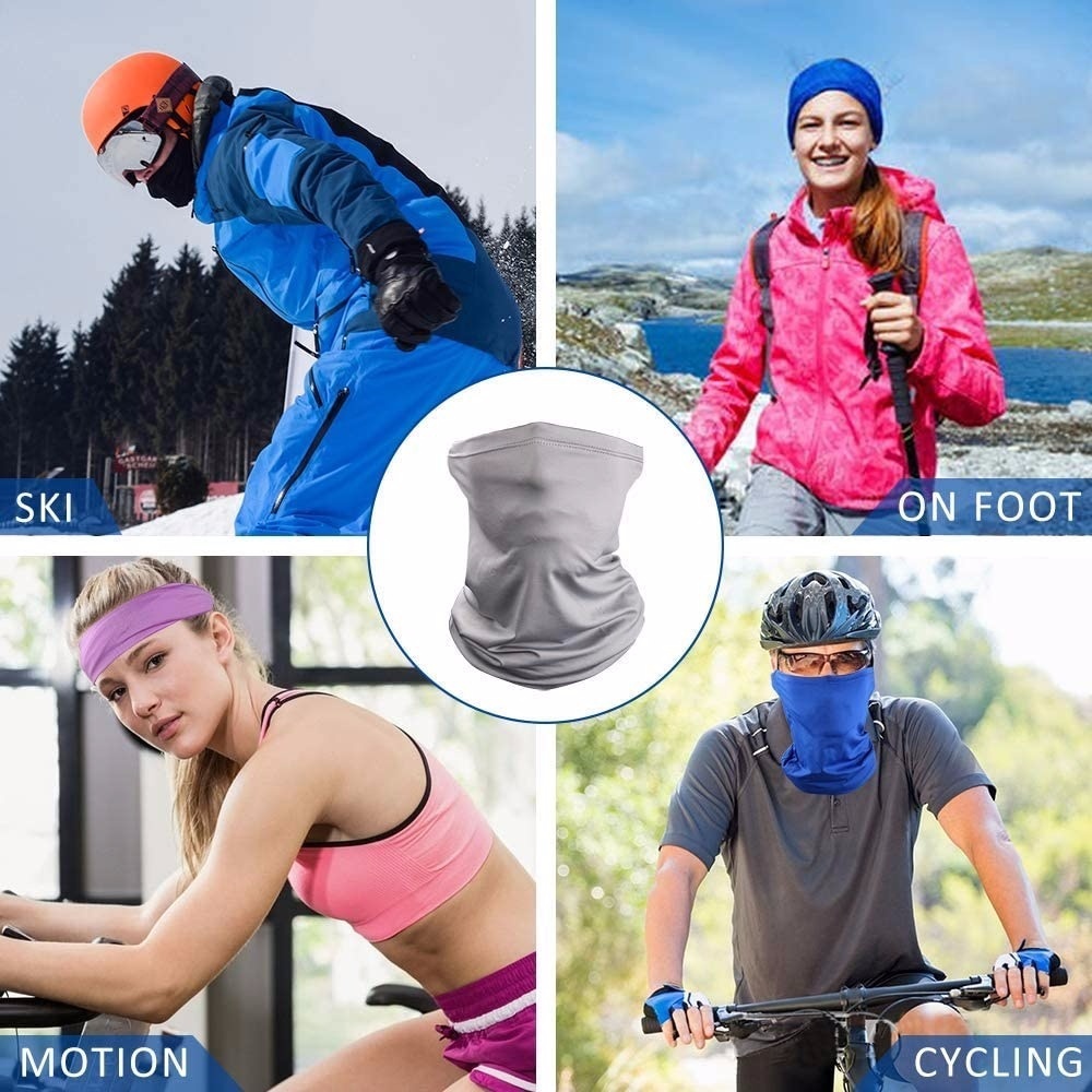 Turbante multiusos para montar en bicicleta, Bandana para ciclismo, cubierta para el cuello para hombres y mujeres, protector solar de seda helada, para pesca al aire libre, senderismo, máscara para la cabeza