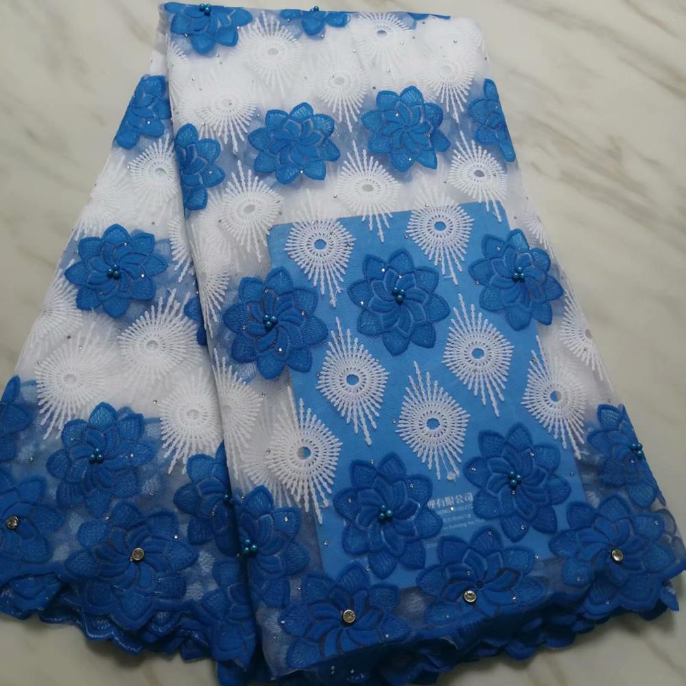 TRENDMALLS Saree voor dames met netborduurwerk en ongestikte blouse, Lichtroze, one size