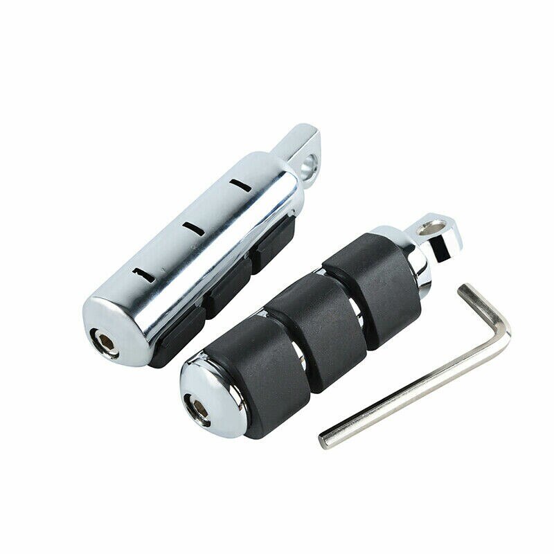 Motorrad Anti Vibration Gummi Fußrasten Fußrasten Für Harley Softail FXST Dyna FX XL