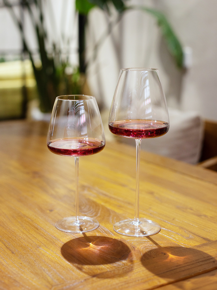 Ultra-thin 650ML/550ML Crystal Burgundy Wine Glass Handmade Red Wine Glass Household Goblet Large Belly Tasting Wine Glass