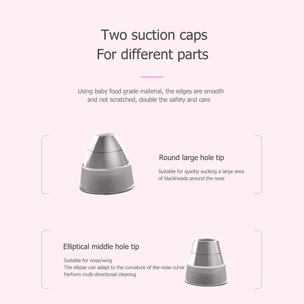 Facial Blackhead Extractor Instrument Vacuum Blackhead Remover Extractor Facial Skin Care Beauty Pore Acne Cleaner