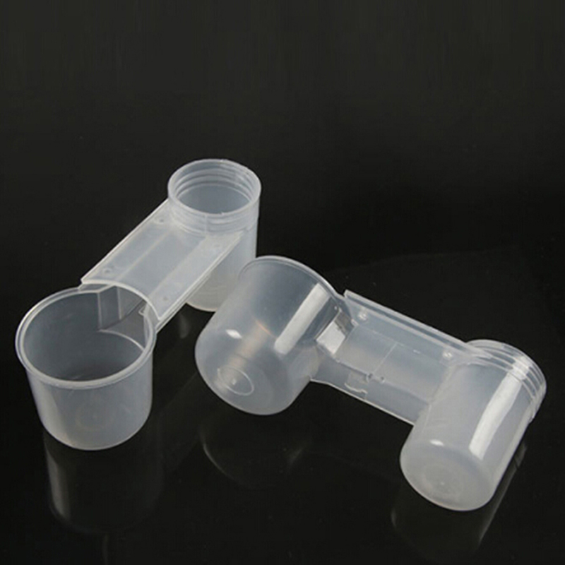Bouteille d'eau en plastique transparent | 2 pièces, mangeoire pour oiseaux, gobelet pour volaille, Dove Pigeon oiseau