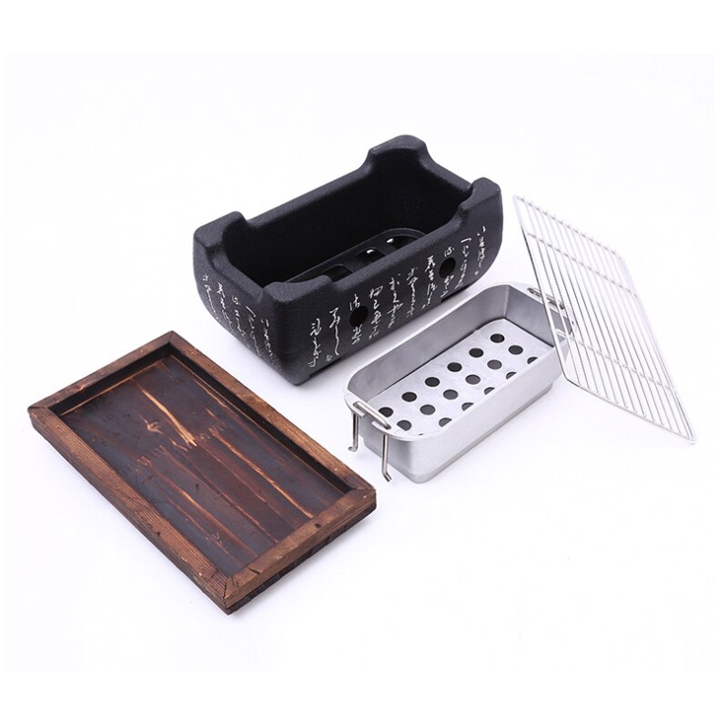 Portable Korean Japanese Food Carbon Furnace Barbecue Stove Cooking Oven Alcohol Grill Household BBQ Grills