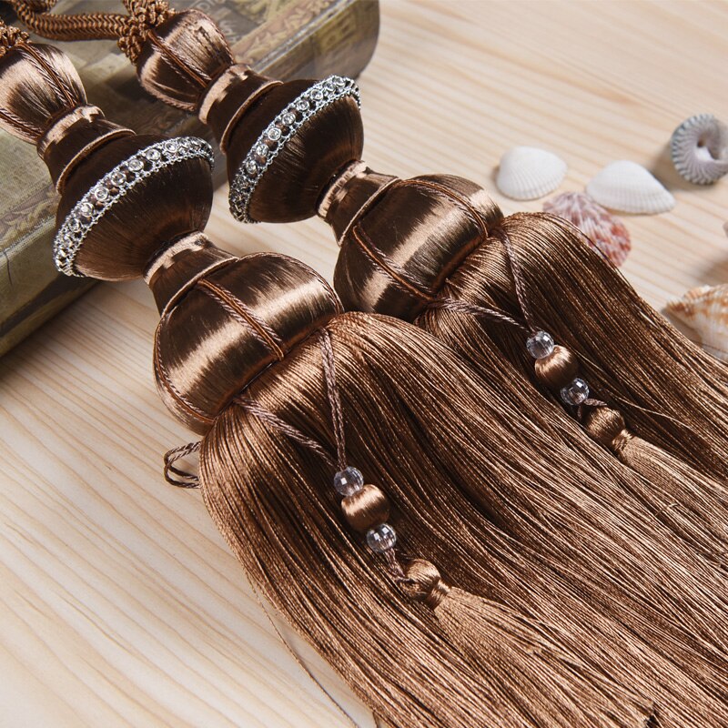 Ceinture de Suspension à Pompons pour Rideaux, en Cordes, Embrasses Décoratives en Bandages à Boucle, Accessoire de Décoration de Salon, Chambre ou Salle à Manger