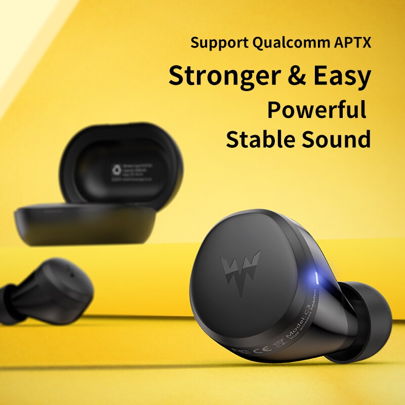 Whizzer Original écouteurs APTX Bluetooth écouteur C3 TWS sans fil écouteurs Bluetooth 5.0 TWS Mini Sport Ipx5 étanche écouteurs