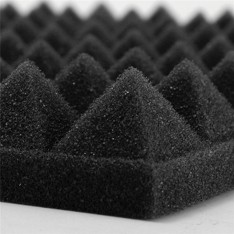 6pcs 250x250x30mm Soundproof Foam Studio High Density Acoustic Foam Sound Absorption Sponge Musical Instruments Accessories