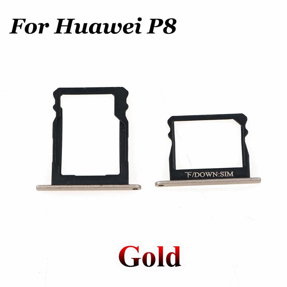 YuXi 1 Set Para Huawei P8 Suporte da Bandeja Do Cartão SIM Com Cartão Micro SD Slot da Bandeja Titular Parte Substituição Para huawei P8