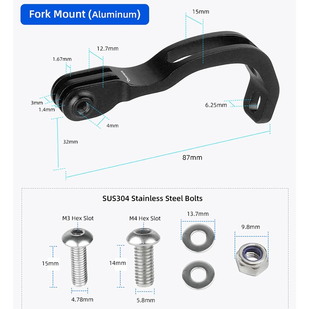 Lamp Beugel Fiets Standaard Mount Quick Mount Mtb Koplamp Adapter Metaal Voor Rockbros QD-250 Yq200/400 Merel L1