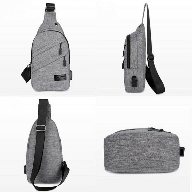 Mochila pequeña de viaje para hombre y mujer, bolsa pequeña Unisex, a prueba de agua, deportiva, cruzada, N8F3