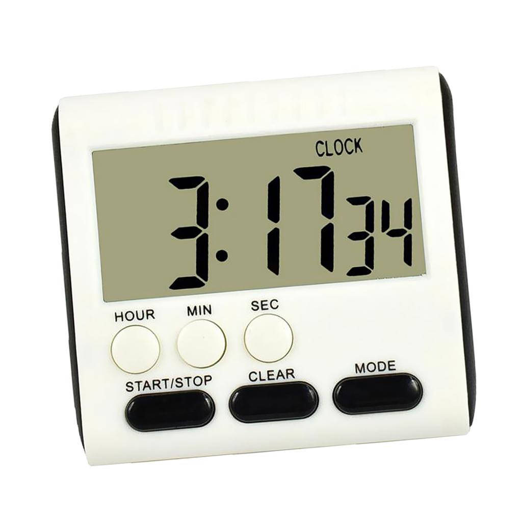 Draagbare Digitale Timer Klok Lcd-scherm Voor Keuken Cook 4 Kleuren