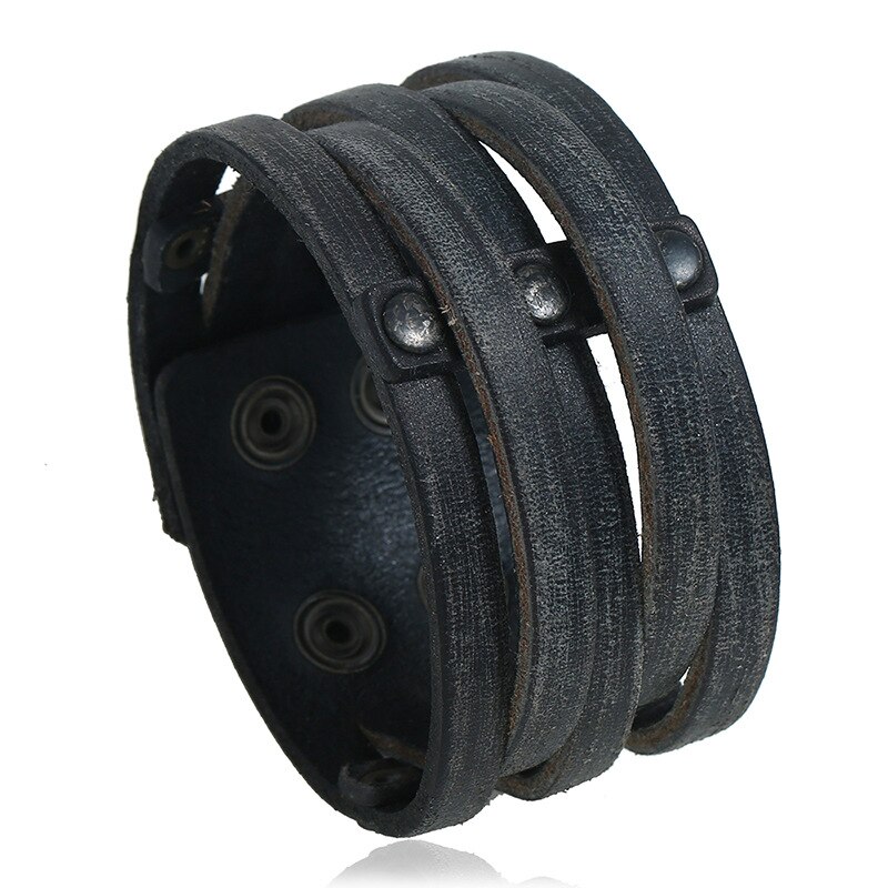 Pu Lederen Armband Polsband Armbanden Mannen Armbanden Sieraden