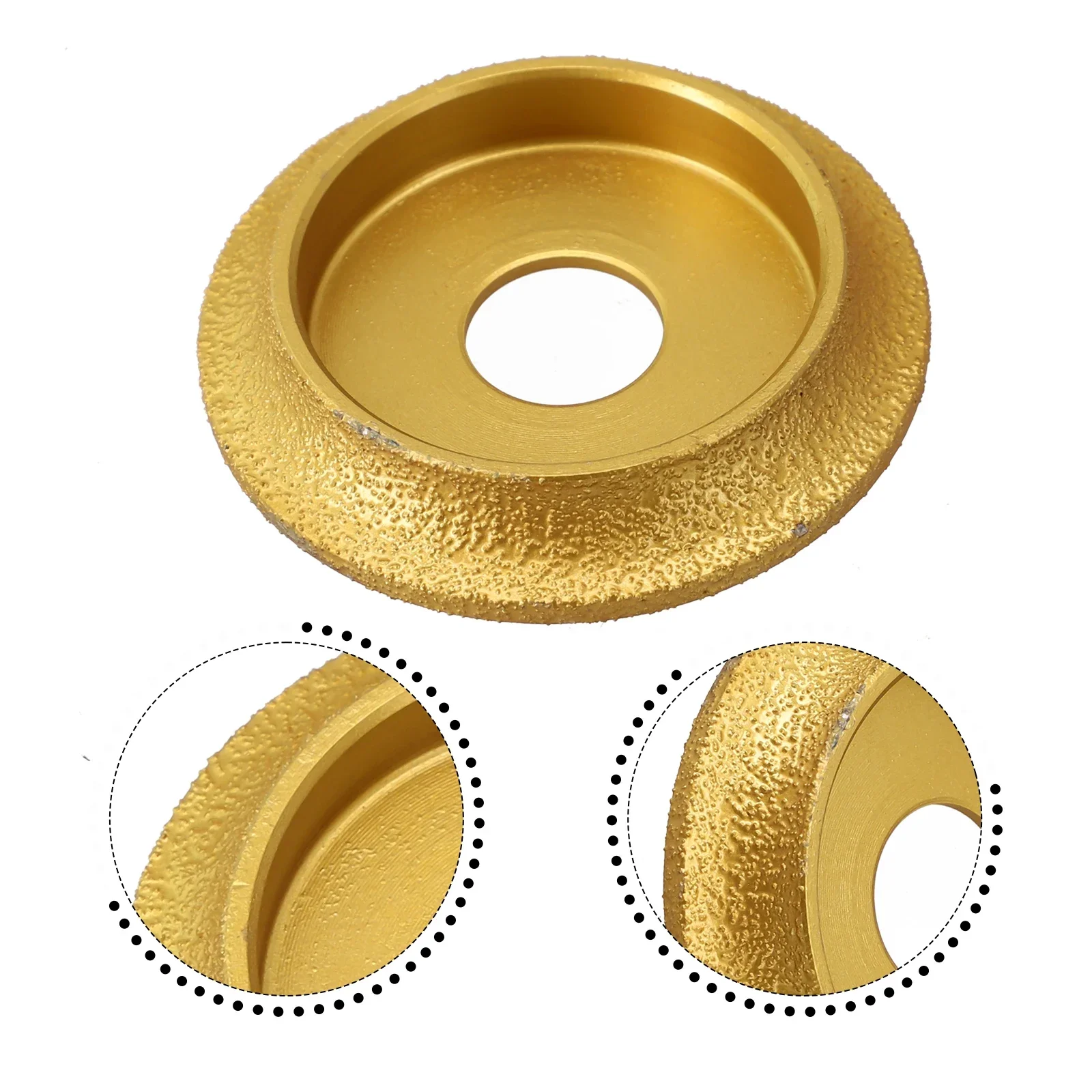 10/15/20/25/30mm Vacuum Welding Diamonds Grinding Wheel Edge Profile Sanding Disc Marble Granite Ceramic Glass Grinding Wheel