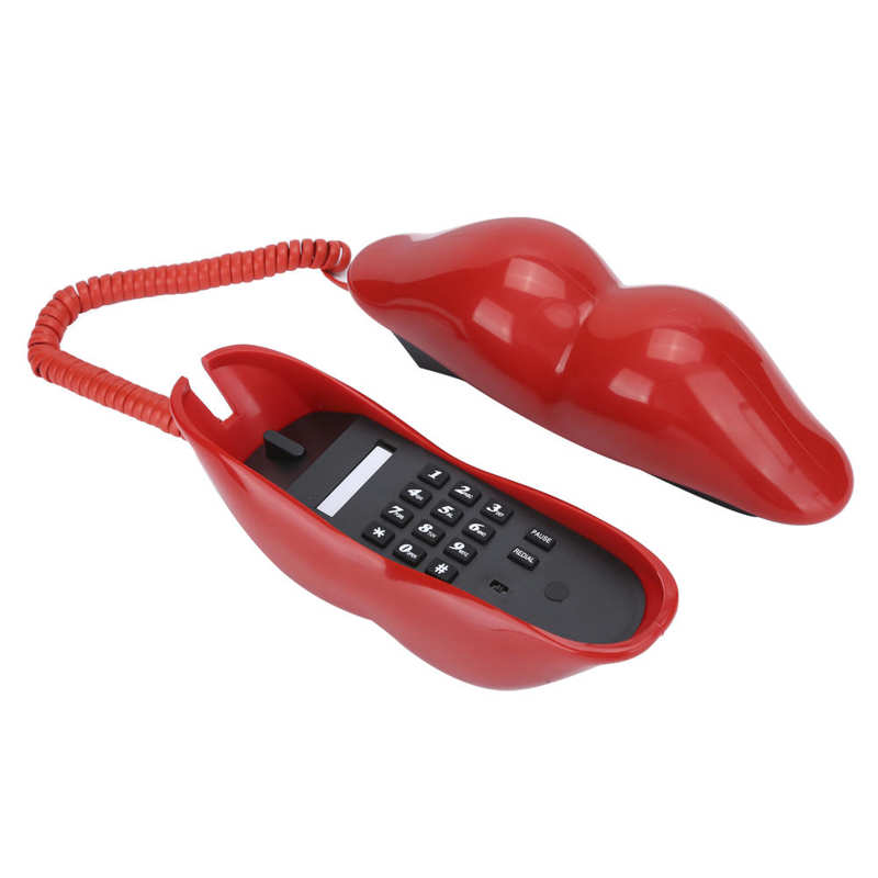 WX-3016 Modische Lustige Home Lippe Telefon Anzahl Speicher Funktion mit UNS/UK Verdrahtung Hause Telefon