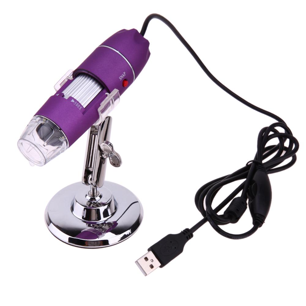 50X-500X USB Digital Microscope Skin Hair Follicle Scalp Detector Electronic Industrial Microscope Camera: Default Title